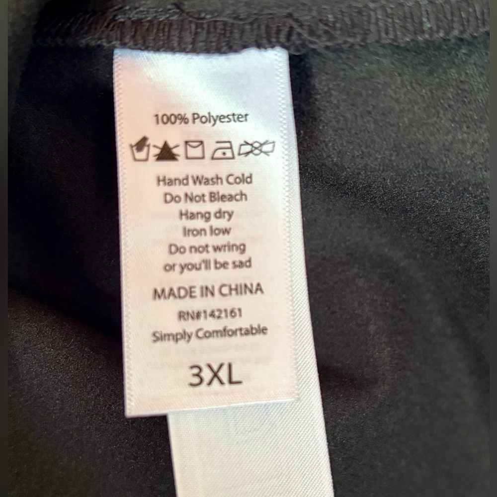 LuLaRoe Black Faux Leather Skirt - Picture 6 of 7